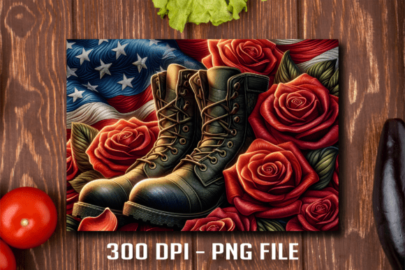 Add Rustic Charm to Your Kitchen with Red Roses & Military Boots