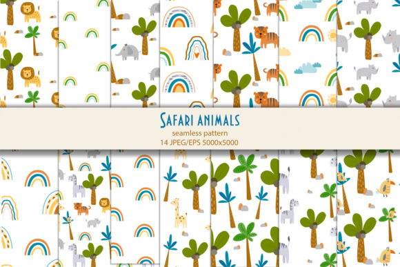 Bring Joy to Your Projects with Adorable Safari Patterns