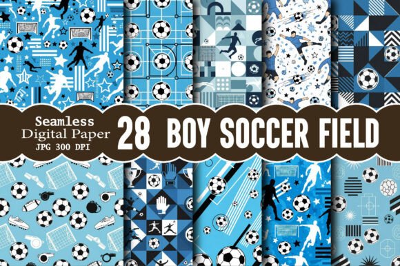 Game-Changing Graphics: Unlocking Creativity with Soccer Field Digital Papers