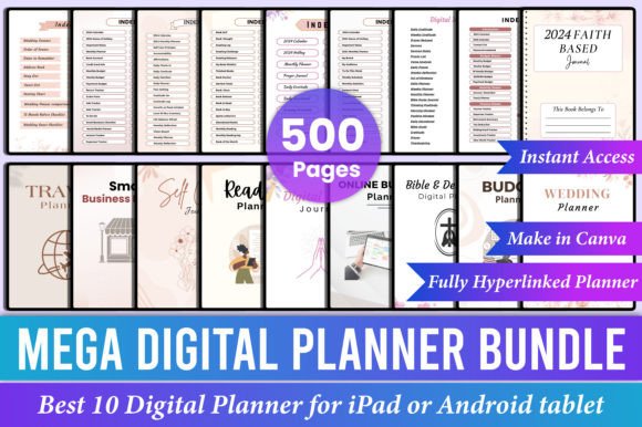 Organize Your Life with the Ultimate Digital Planner Bundle