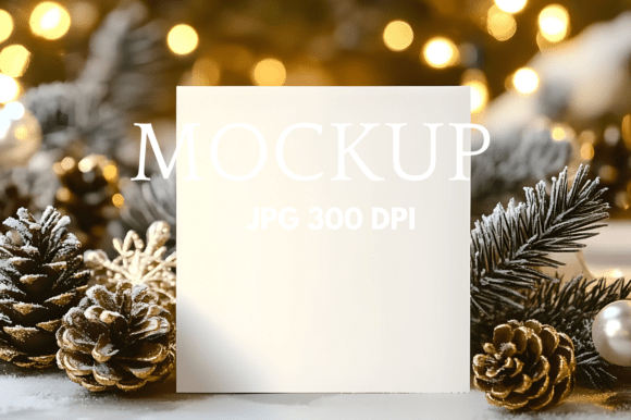 Perfect Your Holiday Cards with a Cozy Christmas Mockup