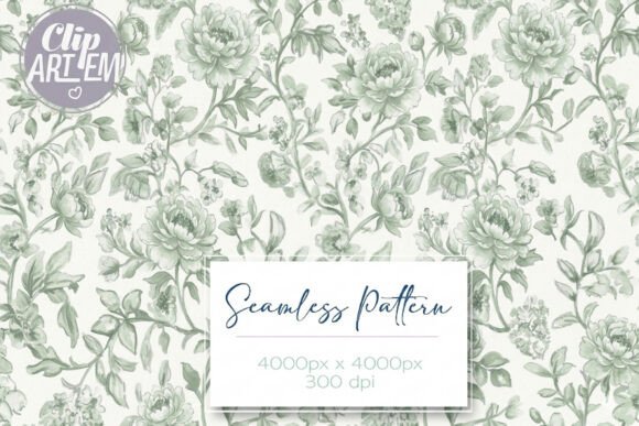 Sage Green Rose Toile: A Pattern for Timeless Design