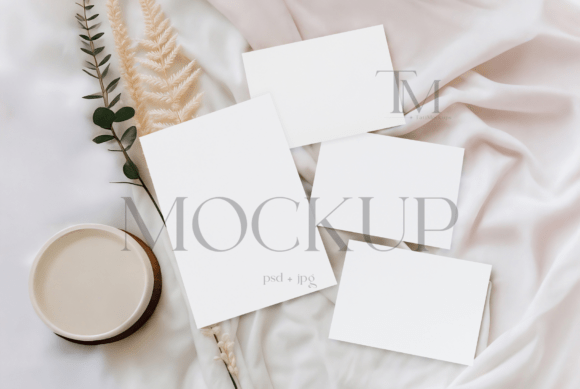 Showcase Wedding Designs with This Elegant Mockup
