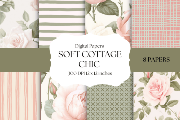 Soft Cottagecore Chic Digital Papers: A Guide to Cozy Design