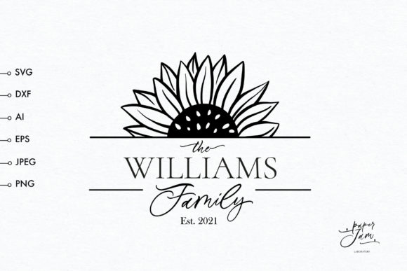Sunflower Monogram SVG: Craft Personalized Sunshine for Every Project