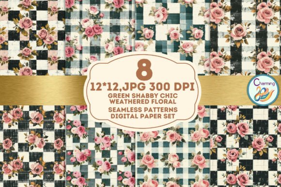 Timeless Elegance: Unpacking the Green Shabby Chic Floral Pattern