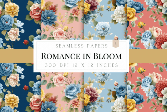 Timeless Floral Art: Using Seamless Vintage Backgrounds